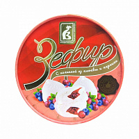 Зефир с клюквой и черникой